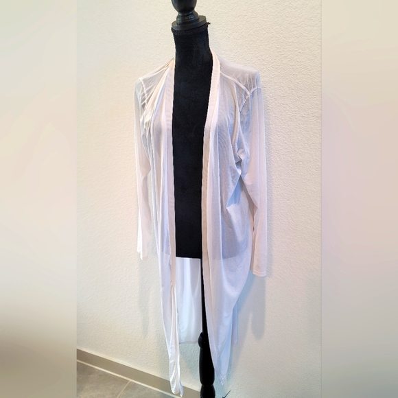 White Swimsuit Cover Up - Picture 7 of 14